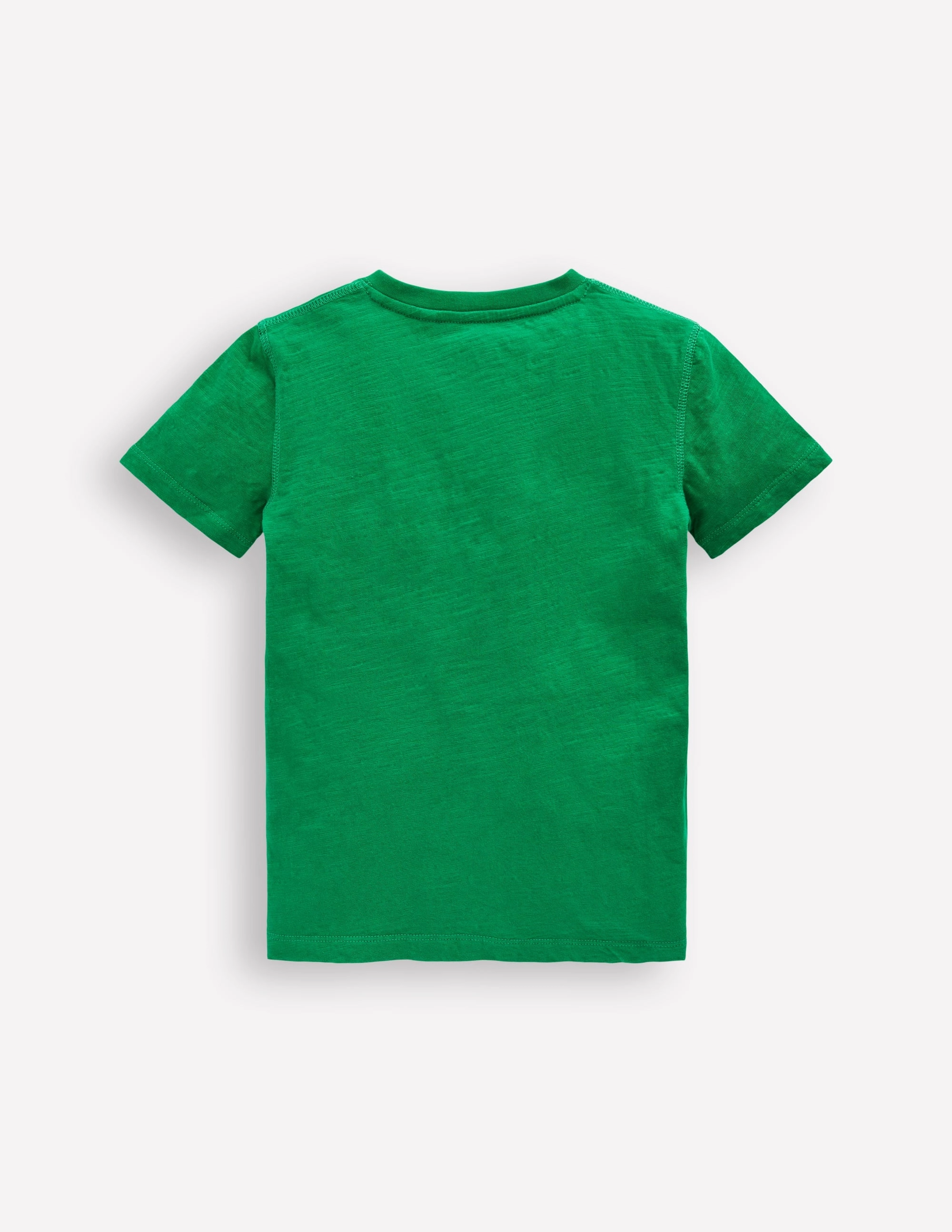 Short Sleeve Henley T-Shirt-Rich Emerald