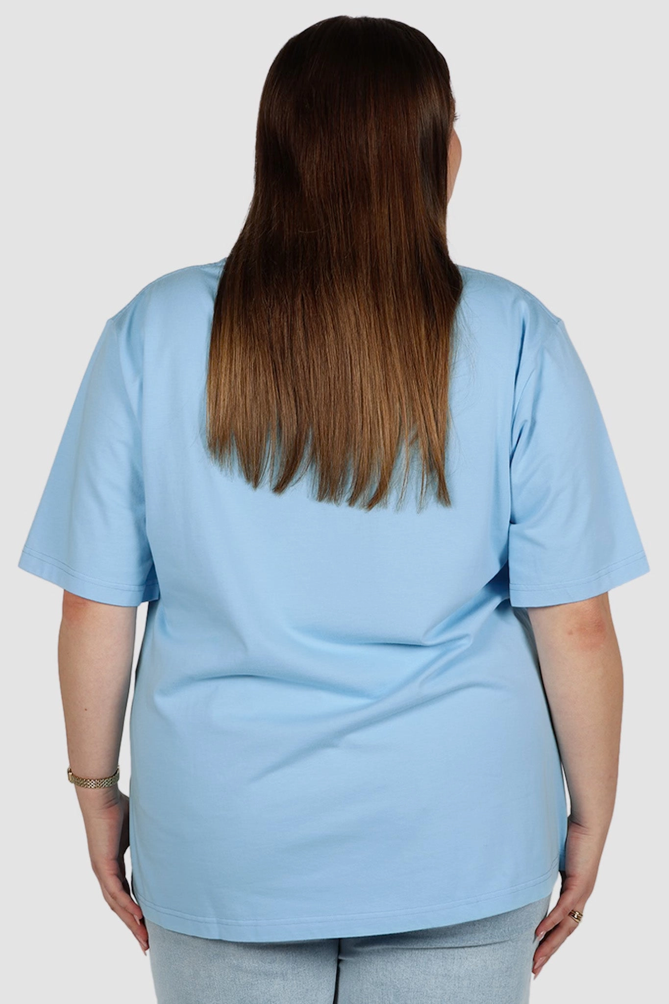 SIGNATURE LOGO TEE BLUE