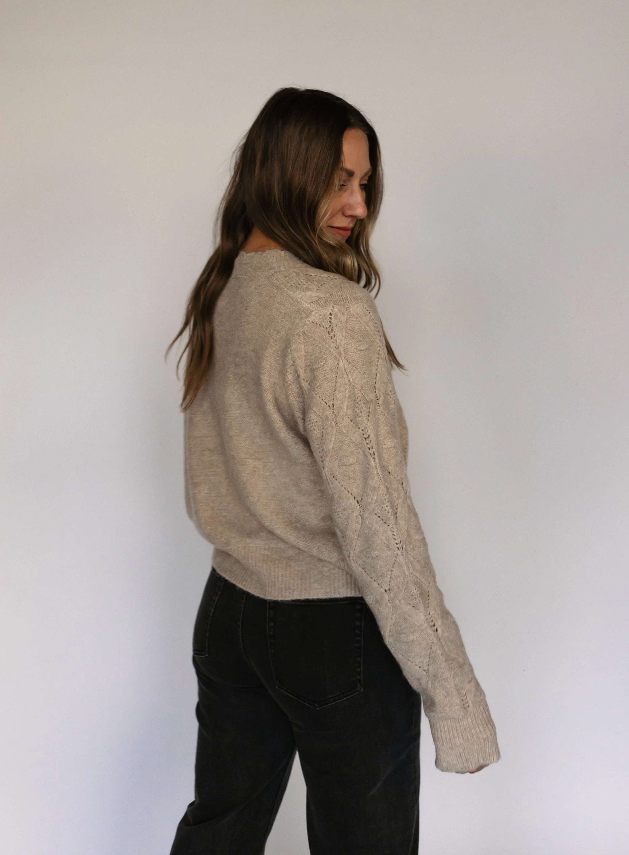 Terin Cable Knit Cardigan - Final Sale