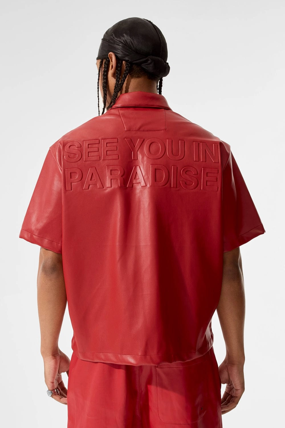 Thriller Full Zip S/S Shirt (Red)