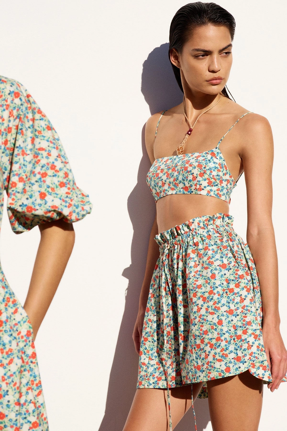 ULANI SHIRRED TIE BACK BRALETTE