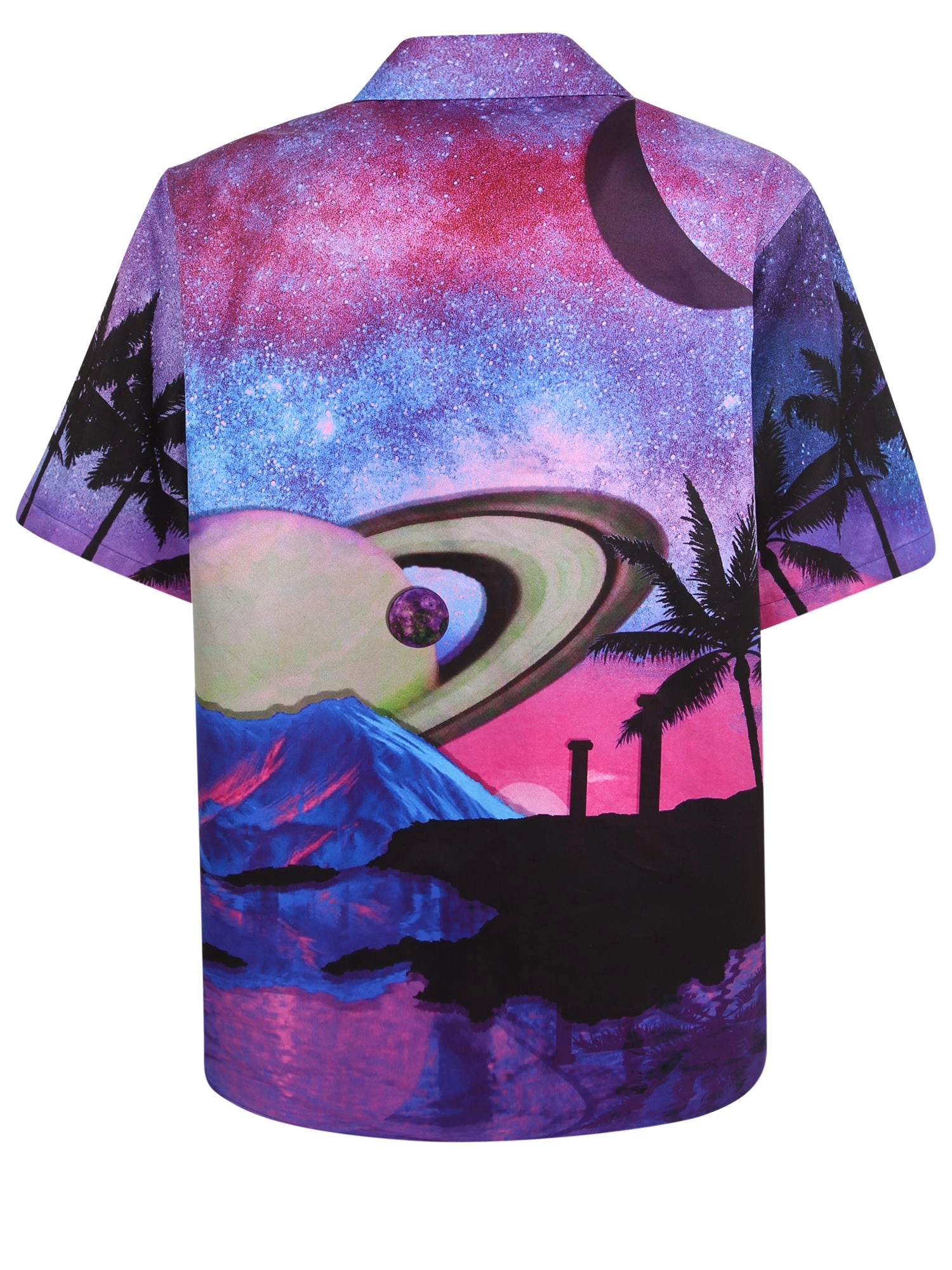 Valentino All-Over Water Sky Printed Shirt