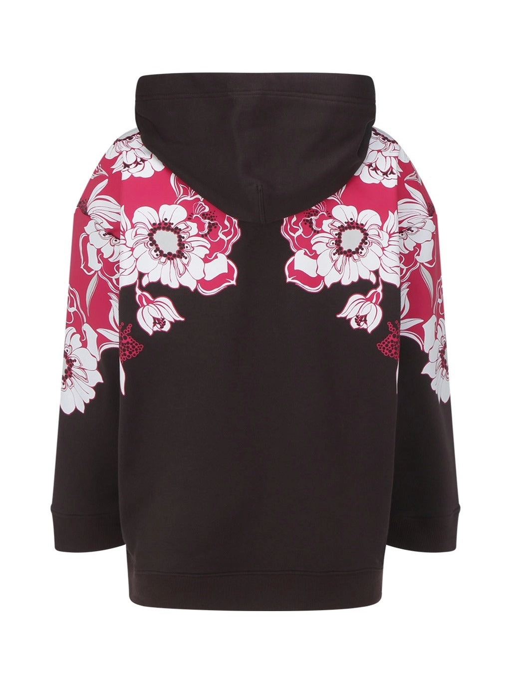 Valentino Floral Printed Long-Sleeved Hoodie