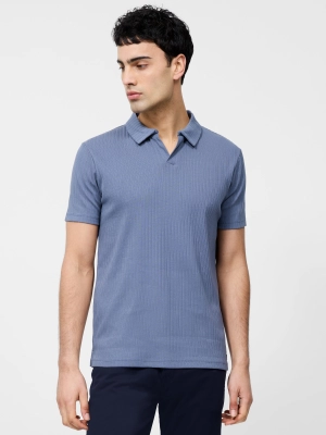 Variated Rib Short Sleeve Polo