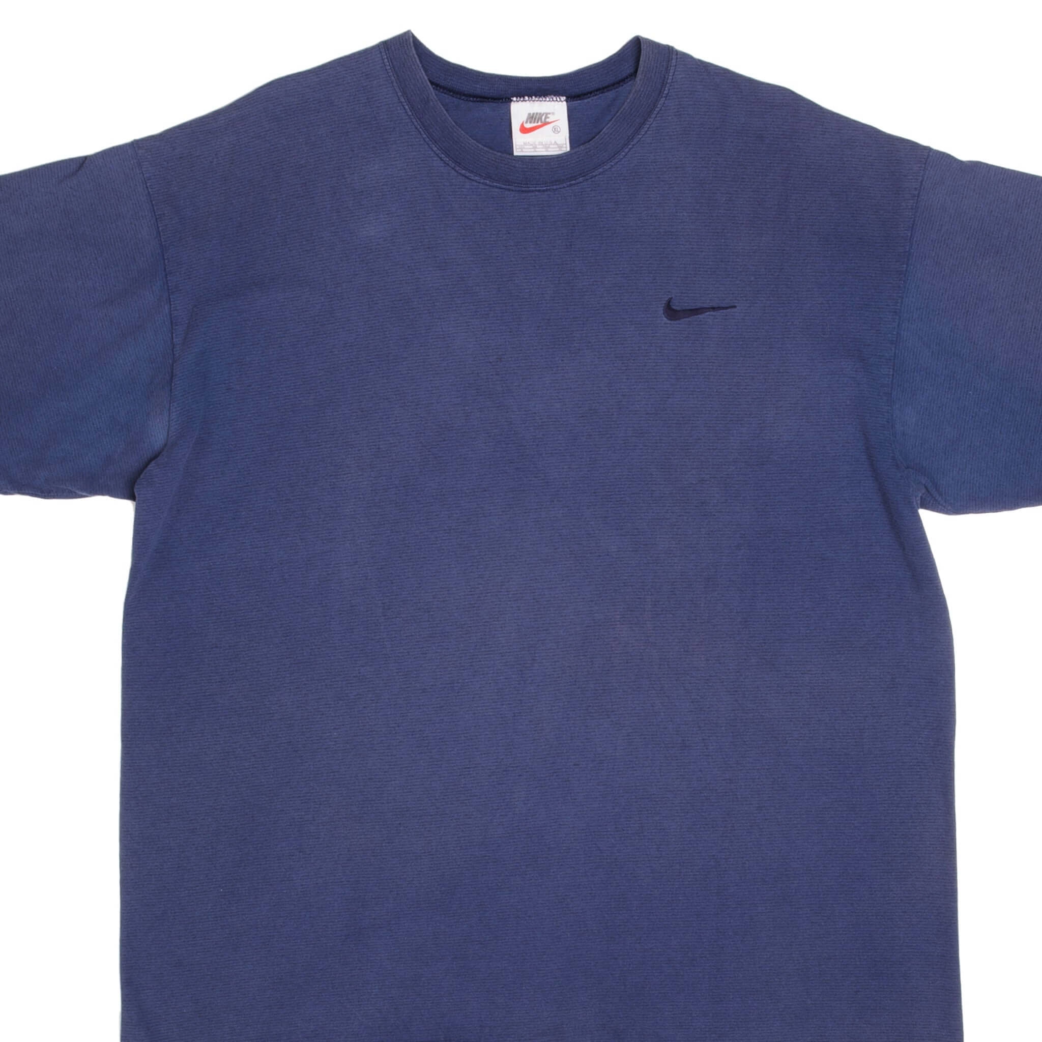 VINTAGE NIKE SWOOSH TEE SHIRT LATE 1990s SIZE XL MADE IN USA