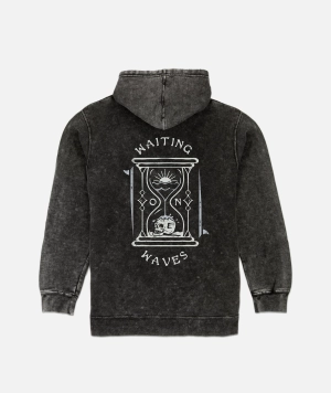 Waiting On Waves Hoodie - Black
