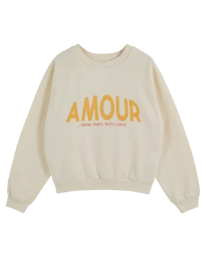 Women Sweatshirt Amour - قصيرة