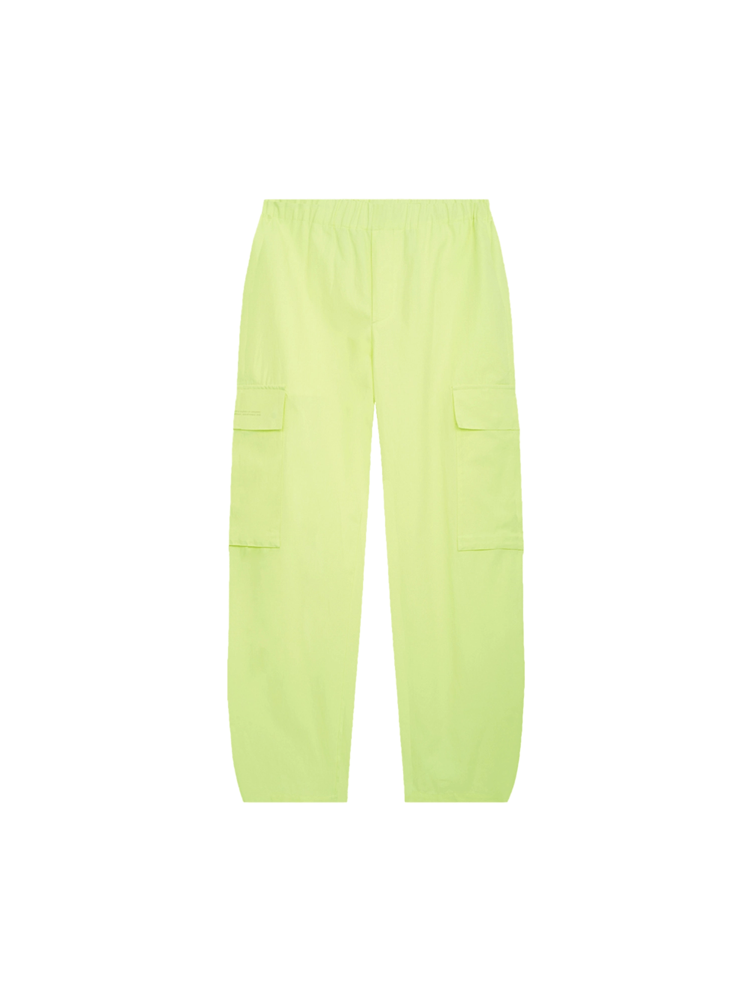 Womens Organic Cotton Linen Cargo Pants—andes green