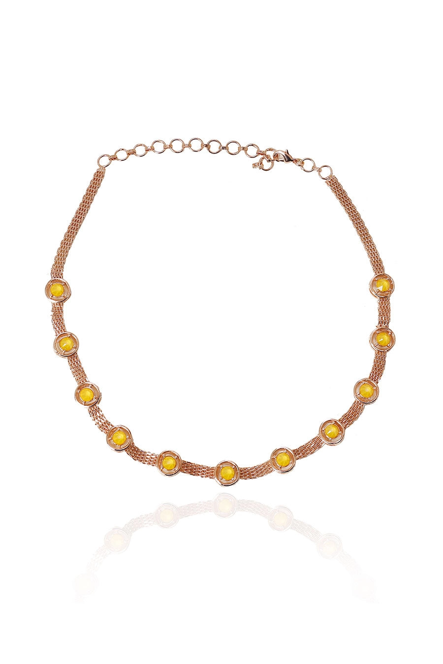 Yellow Swarovski Alana Choker