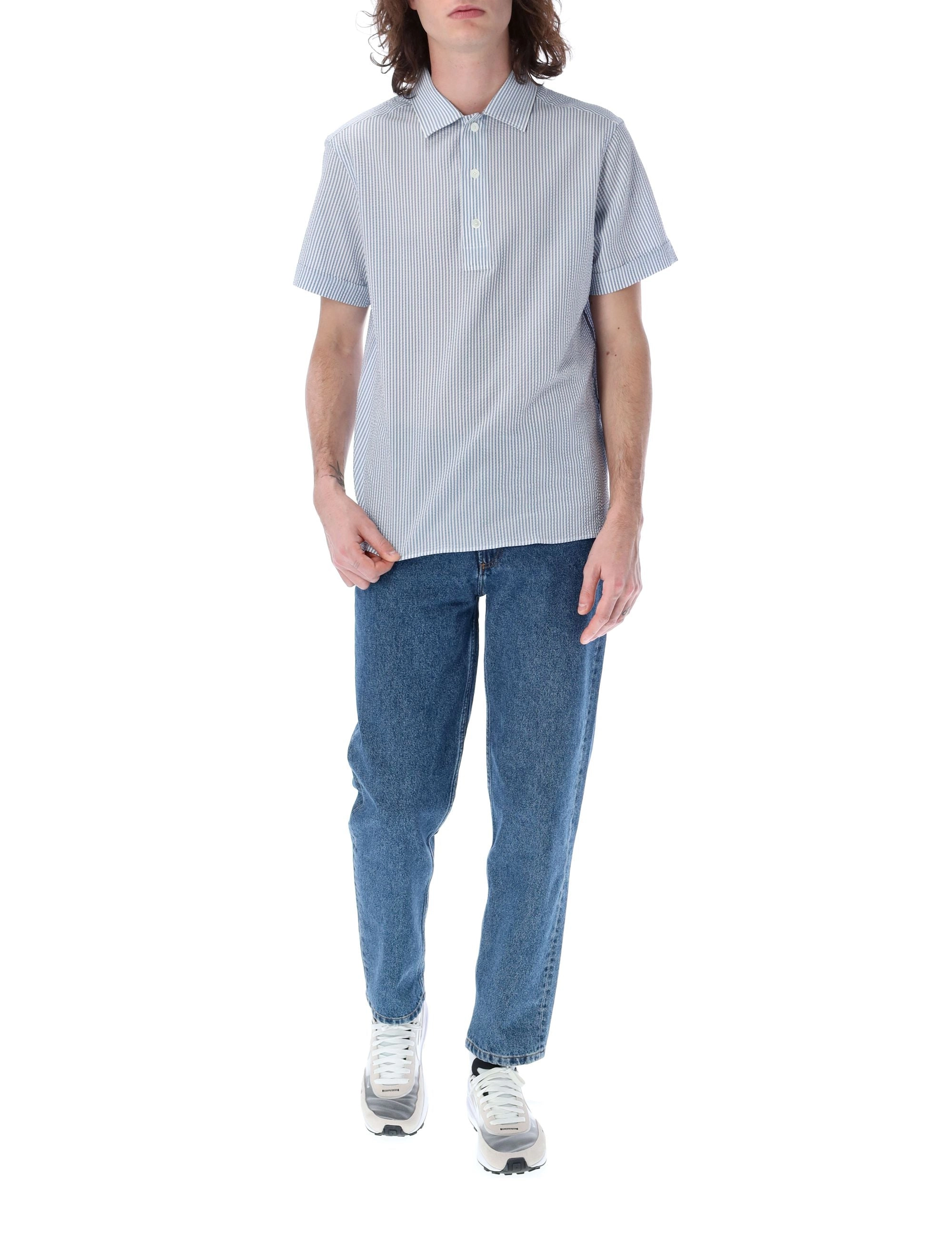 Z Zegna Striped Polo Shirt